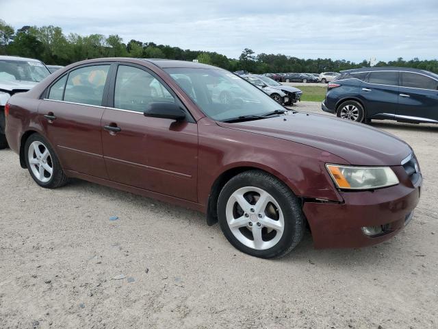 5NPEU46F58H390038 - 2008 HYUNDAI SONATA SE BURGUNDY photo 4