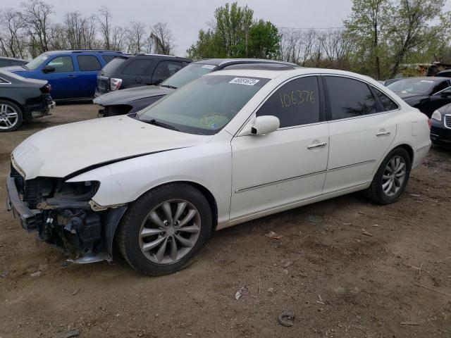 KMHFC46F17A176219 - 2007 HYUNDAI AZERA SE WHITE photo 1