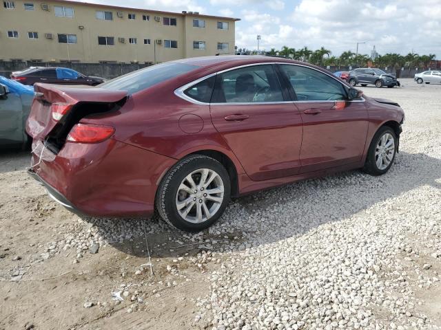 1C3CCCAB9GN113615 - 2016 CHRYSLER 200 LIMITED RED photo 3