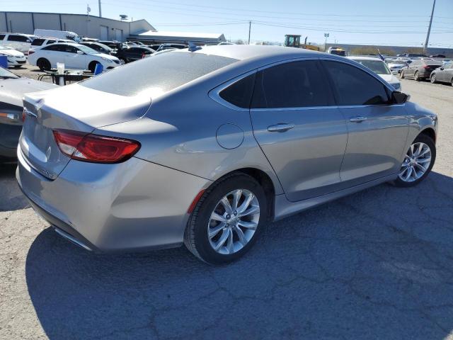 1C3CCCCG6FN510268 - 2015 CHRYSLER 200 C SILVER photo 3