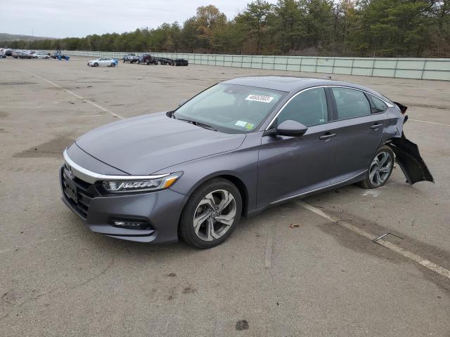 1HGCV1F6XJA216225 - 2018 HONDA ACCORD EXL GRAY photo 1