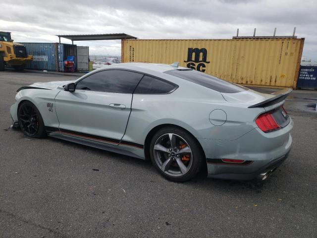 1FA6P8R07M5550463 - 2021 FORD MUSTANG MACH I TURQUOISE photo 2