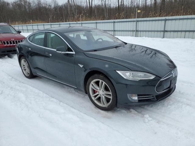5YJSA1H13EFP34083 - 2014 TESLA MODEL S GRAY photo 4