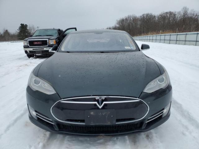 5YJSA1H13EFP34083 - 2014 TESLA MODEL S GRAY photo 5