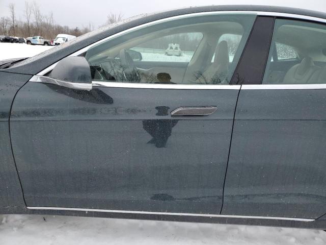 5YJSA1H13EFP34083 - 2014 TESLA MODEL S GRAY photo 7