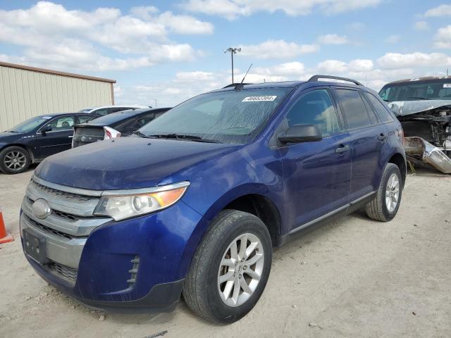 2FMDK3GC5EBB12369 - 2014 FORD EDGE SE BLUE photo 1