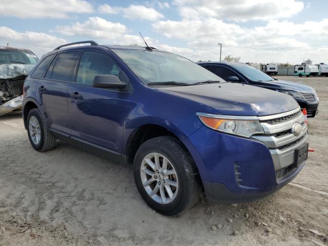 2FMDK3GC5EBB12369 - 2014 FORD EDGE SE BLUE photo 4