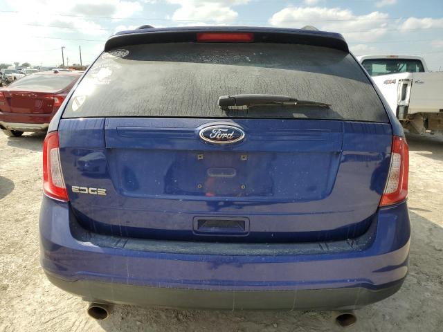 2FMDK3GC5EBB12369 - 2014 FORD EDGE SE BLUE photo 6