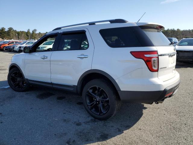 1FM5K8F8XDGA95610 - 2013 FORD EXPLORER LIMITED WHITE photo 2