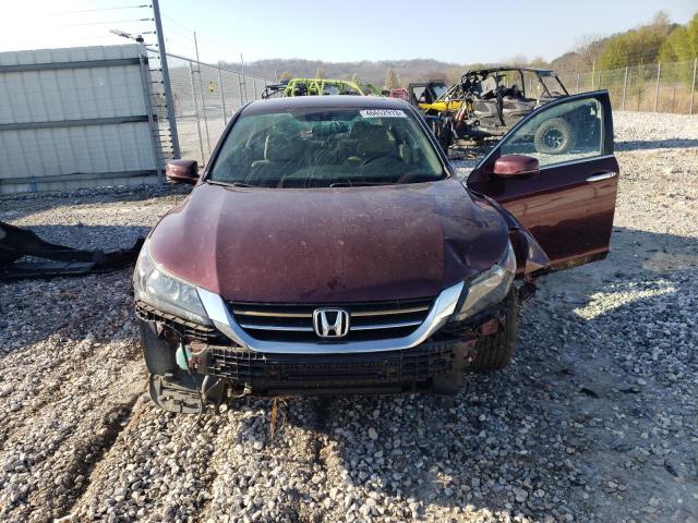 1HGCR2F80EA298578 - 2014 HONDA ACCORD EXL RED photo 5