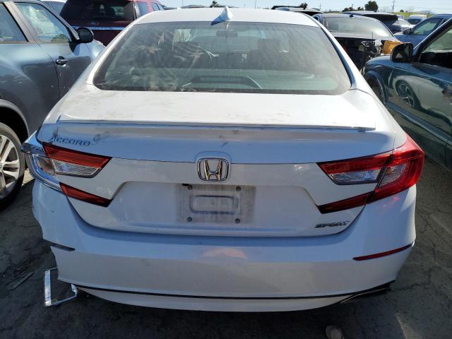 1HGCV1F38KA041190 - 2019 HONDA ACCORD SPORT WHITE photo 6