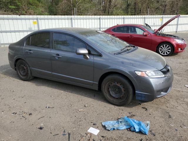 2HGFA1F54BH301922 - 2011 HONDA CIVIC LX GRAY photo 4