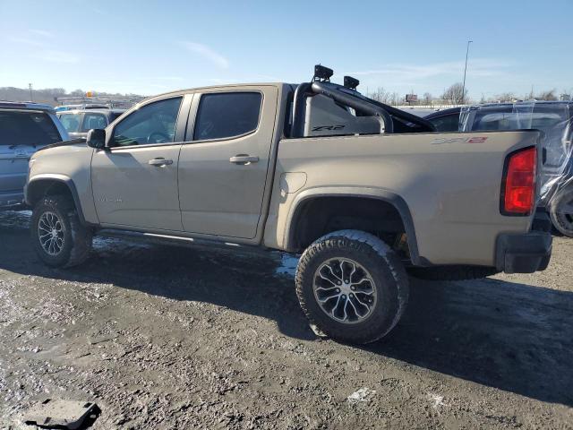 1GCGTEEN9N1220309 - 2022 CHEVROLET COLORADO ZR2 TAN photo 2