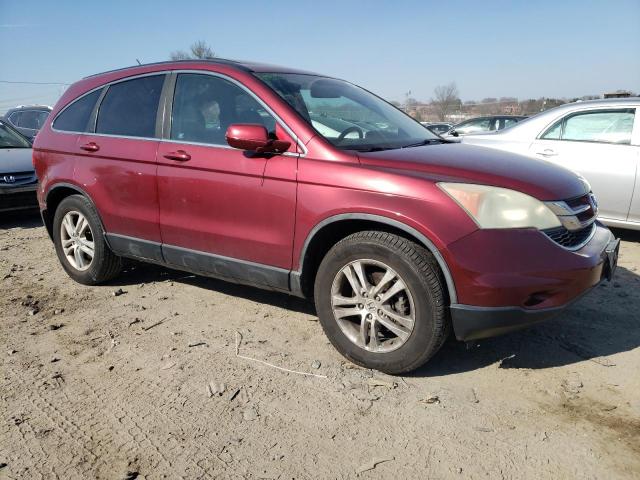 5J6RE4H77AL073362 - 2010 HONDA CR-V EXL BURGUNDY photo 4