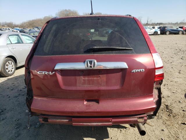 5J6RE4H77AL073362 - 2010 HONDA CR-V EXL BURGUNDY photo 6