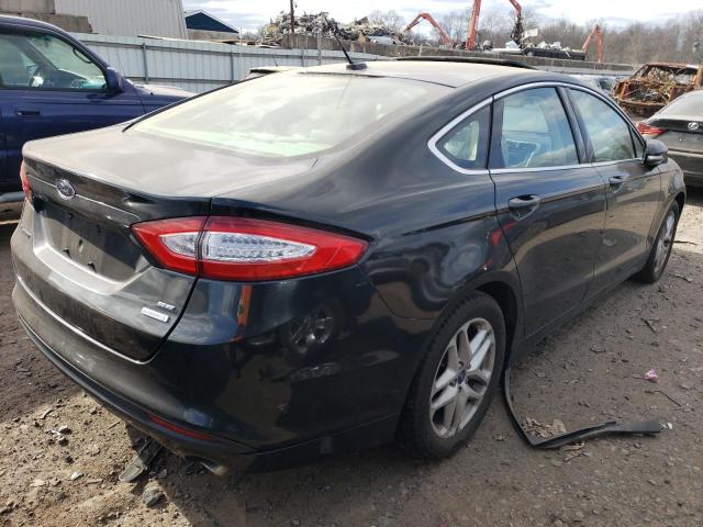 3FA6P0HD9ER197213 - 2014 FORD FUSION SE BLACK photo 3