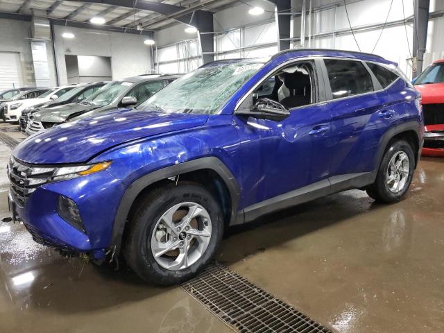 5NMJBCAE3NH091444 - 2022 HYUNDAI TUCSON SEL BLUE photo 1