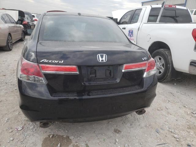 1HGCP3F89BA023525 - 2011 HONDA ACCORD EXL BLACK photo 6