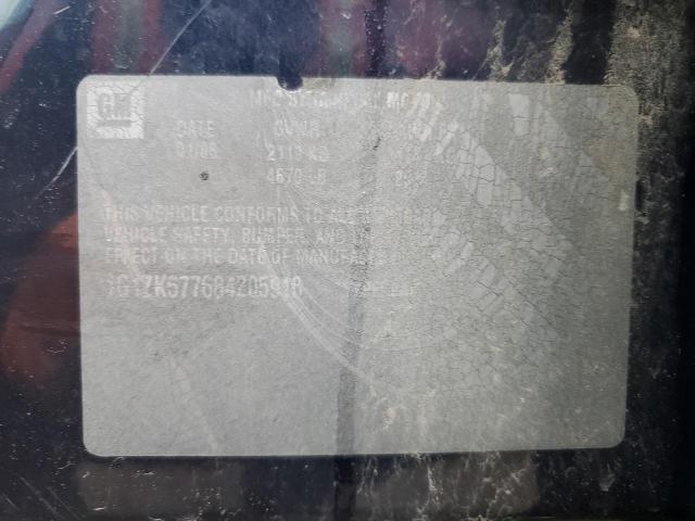 1G1ZK577684205918 - 2008 CHEVROLET MALIBU LTZ ლურჯი ფოტო 12