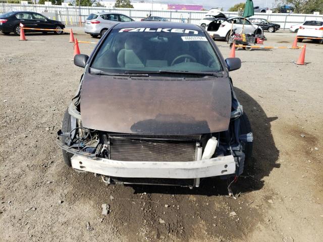 2HGFG12698H548701 - 2008 HONDA CIVIC LX BLACK photo 5