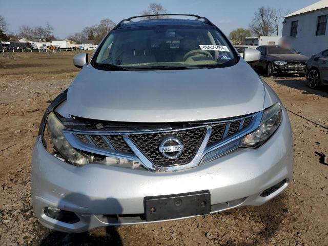 JN8AZ1MWXCW235283 - 2012 NISSAN MURANO S SILVER photo 5