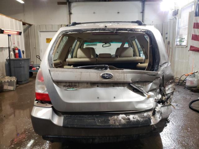 JF1SG67616H743185 - 2006 SUBARU FORESTER 2.5X LL BEAN GRAY photo 6