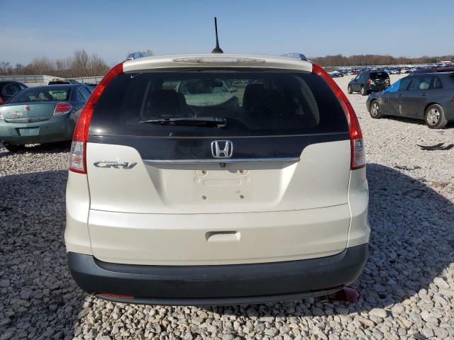 5J6RM3H70DL021542 - 2013 HONDA CR-V EXL WHITE photo 6