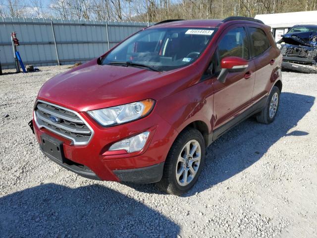 MAJ6P1UL1JC224867 - 2018 FORD ECOSPORT SE Czerwony zdjęcie 1