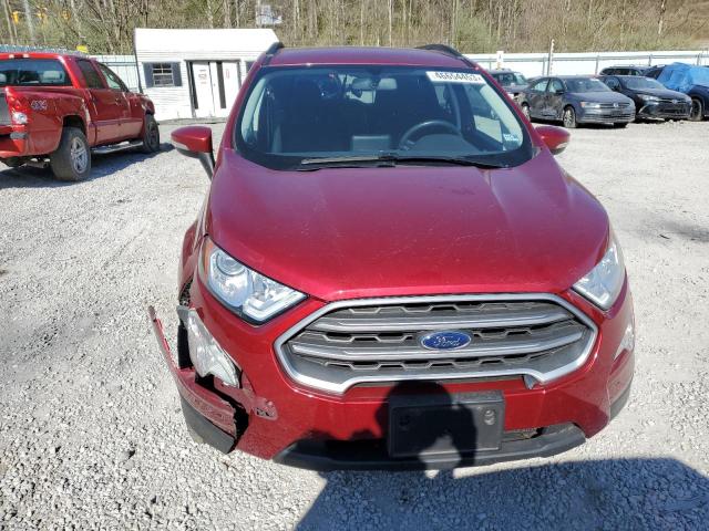 MAJ6P1UL1JC224867 - 2018 FORD ECOSPORT SE Czerwony zdjęcie 5