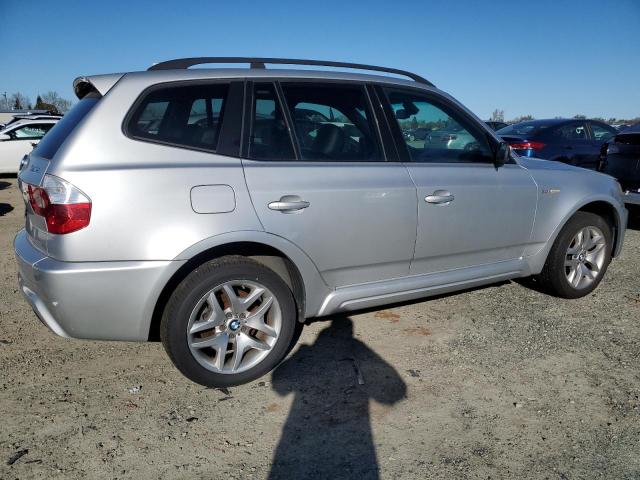 WBXPA93426WG86259 - 2006 BMW X3 3.0I SILVER photo 3