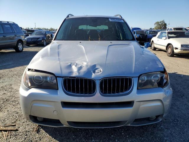 WBXPA93426WG86259 - 2006 BMW X3 3.0I SILVER photo 5