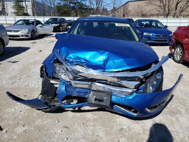 3FAHP0CGXBR205387 - 2011 FORD FUSION SEL BLUE photo 5