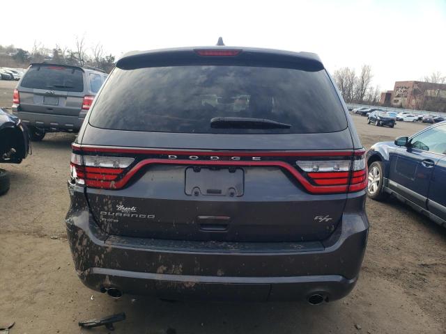 1C4SDJCT0HC828147 - 2017 DODGE DURANGO R/T GRAY photo 6