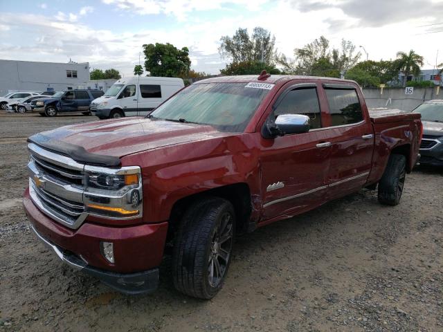 3GCUKTEJ8HG163999 - 2017 CHEVROLET SILVERADO K1500 HIGH COUNTRY MAROON photo 1