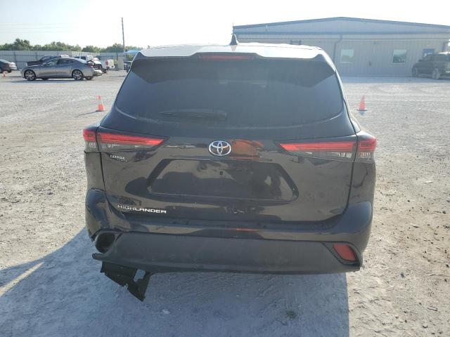 5TDCZRAH3LS017145 - 2020 TOYOTA HIGHLANDER L BLACK photo 6