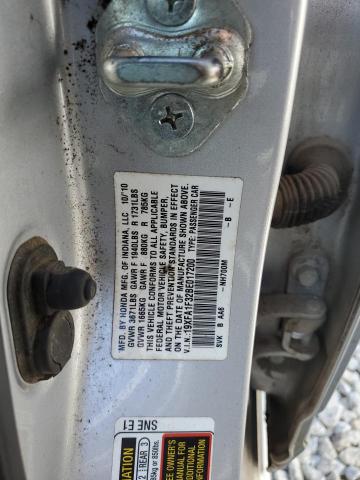 19XFA1F32BE017200 - 2011 HONDA CIVIC VP SILVER photo 12