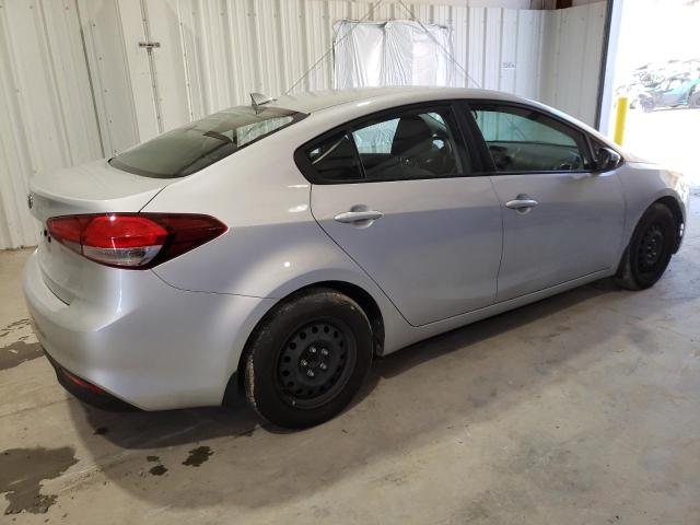 3KPFK4A74JE254326 - 2018 KIA FORTE LX SILVER photo 3