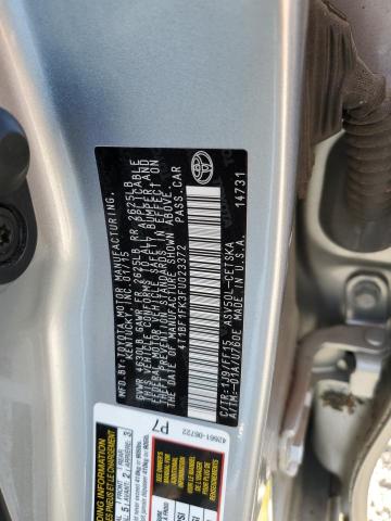 4T1BF1FK3FU023372 - 2015 TOYOTA CAMRY LE SILVER photo 12