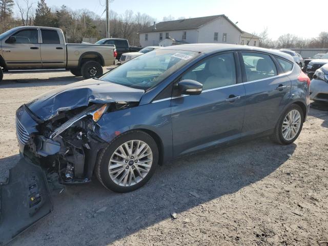 1FADP3N20JL280744 - 2018 FORD FOCUS TITANIUM BLUE photo 1