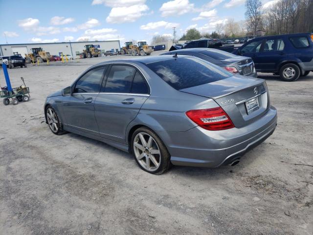 WDDGF4HB3EA918360 - 2014 MERCEDES-BENZ C 250 GRAY photo 2