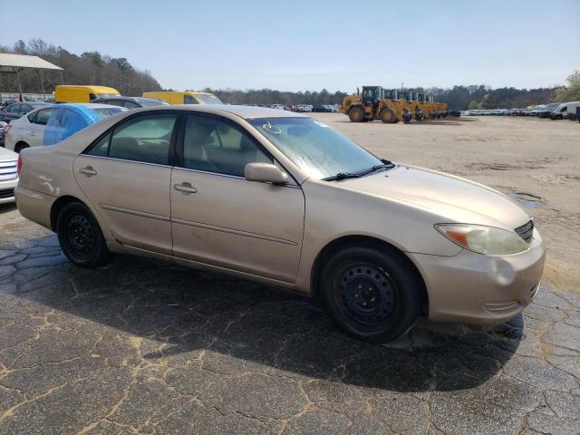 4T1BE32K92U083817 - 2002 TOYOTA CAMRY LE GOLD photo 4