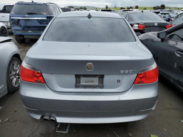 WBANE735X7CM44337 - 2007 BMW 530 I SILVER photo 6