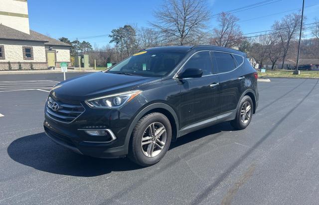 5NMZU3LB5HH008276 - 2017 HYUNDAI SANTA FE S BLACK photo 2