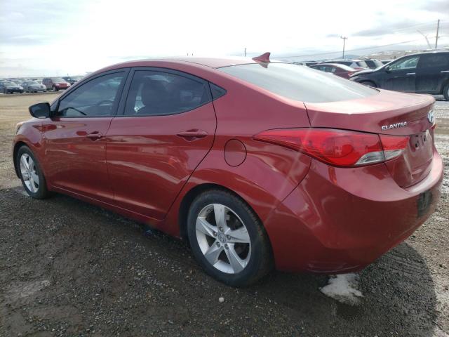 5NPDH4AE6DH362032 - 2013 HYUNDAI ELANTRA GLS BURGUNDY photo 2