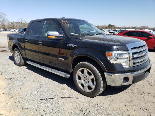 1FTFW1CT9DKE48686 - 2013 FORD F150 SUPERCREW BLACK photo 4