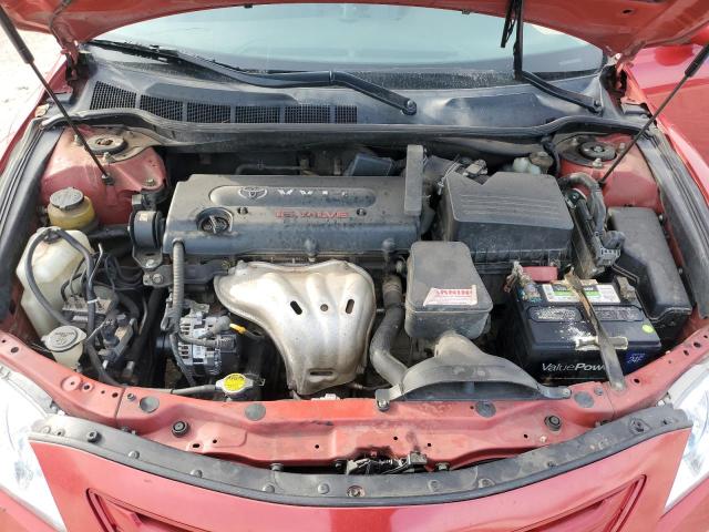 4T1BE46K47U086650 - 2007 TOYOTA CAMRY CE RED photo 11