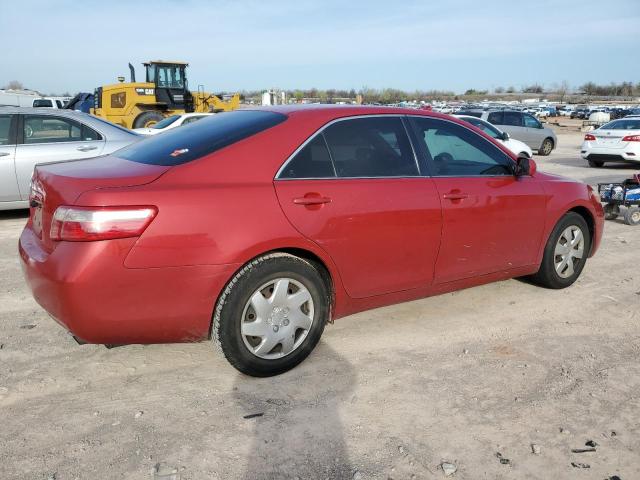 4T1BE46K47U086650 - 2007 TOYOTA CAMRY CE RED photo 3