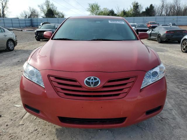 4T1BE46K47U086650 - 2007 TOYOTA CAMRY CE RED photo 5