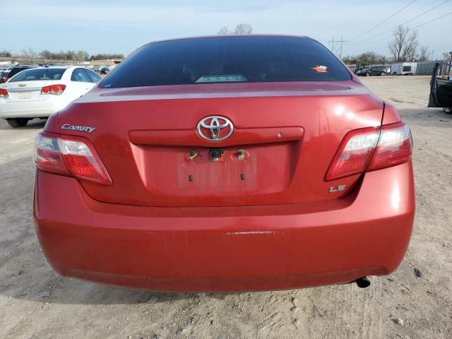 4T1BE46K47U086650 - 2007 TOYOTA CAMRY CE RED photo 6