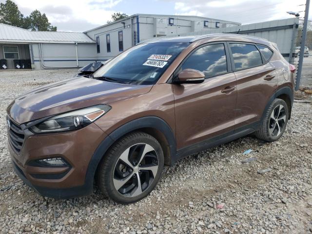 KM8J33A2XGU037102 - 2016 HYUNDAI TUCSON LIMITED BROWN photo 1